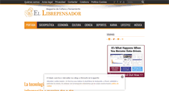 Desktop Screenshot of ellibrepensador.com